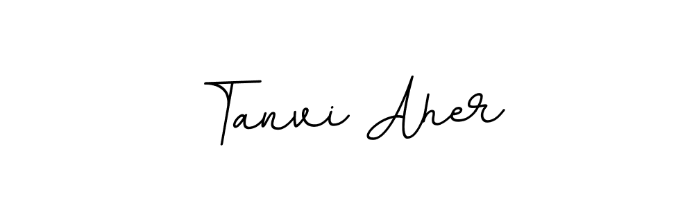 The best way (BallpointsItalic-DORy9) to make a short signature is to pick only two or three words in your name. The name Tanvi Aher include a total of six letters. For converting this name. Tanvi Aher signature style 11 images and pictures png