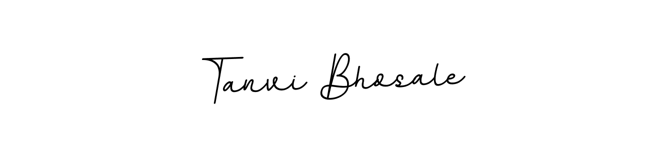 Create a beautiful signature design for name Tanvi Bhosale. With this signature (BallpointsItalic-DORy9) fonts, you can make a handwritten signature for free. Tanvi Bhosale signature style 11 images and pictures png