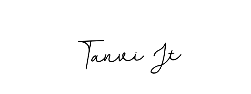 Tanvi Jt stylish signature style. Best Handwritten Sign (BallpointsItalic-DORy9) for my name. Handwritten Signature Collection Ideas for my name Tanvi Jt. Tanvi Jt signature style 11 images and pictures png