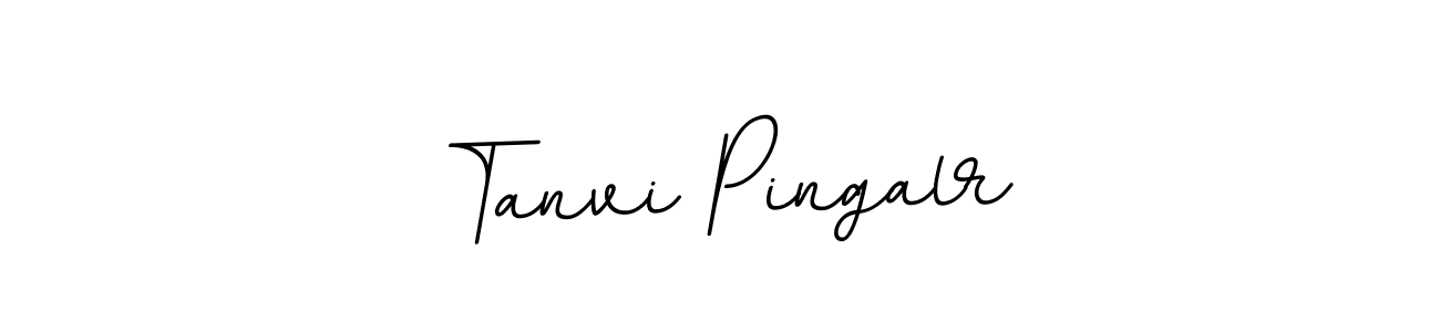 Make a beautiful signature design for name Tanvi Pingalr. With this signature (BallpointsItalic-DORy9) style, you can create a handwritten signature for free. Tanvi Pingalr signature style 11 images and pictures png