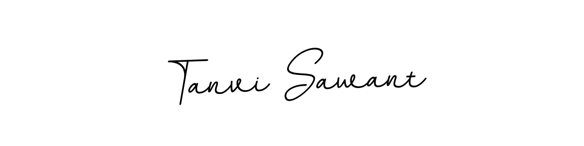 Use a signature maker to create a handwritten signature online. With this signature software, you can design (BallpointsItalic-DORy9) your own signature for name Tanvi Sawant. Tanvi Sawant signature style 11 images and pictures png