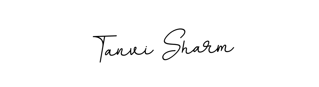 Create a beautiful signature design for name Tanvi Sharm. With this signature (BallpointsItalic-DORy9) fonts, you can make a handwritten signature for free. Tanvi Sharm signature style 11 images and pictures png