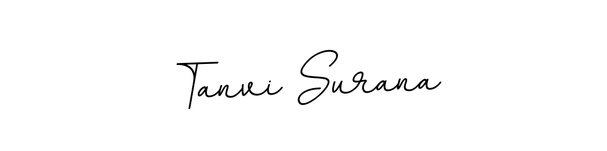 Tanvi Surana stylish signature style. Best Handwritten Sign (BallpointsItalic-DORy9) for my name. Handwritten Signature Collection Ideas for my name Tanvi Surana. Tanvi Surana signature style 11 images and pictures png