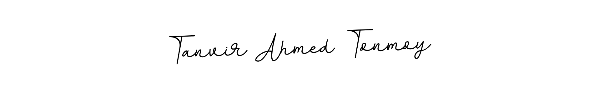 This is the best signature style for the Tanvir Ahmed Tonmoy name. Also you like these signature font (BallpointsItalic-DORy9). Mix name signature. Tanvir Ahmed Tonmoy signature style 11 images and pictures png