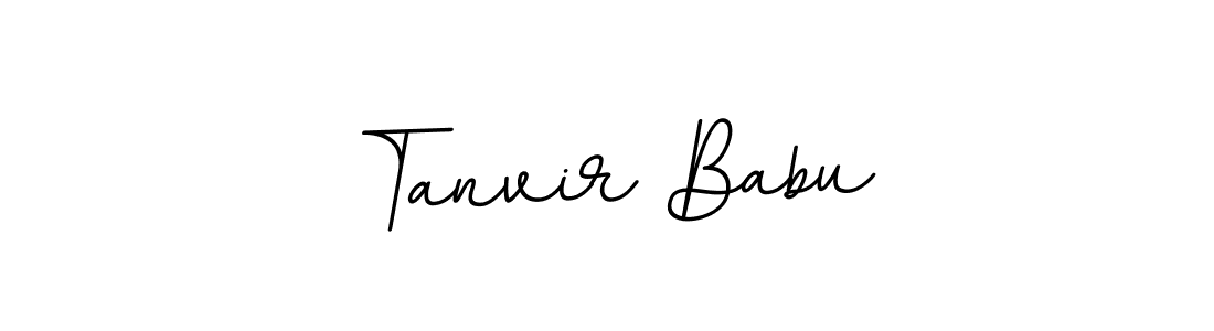 Make a beautiful signature design for name Tanvir Babu. With this signature (BallpointsItalic-DORy9) style, you can create a handwritten signature for free. Tanvir Babu signature style 11 images and pictures png