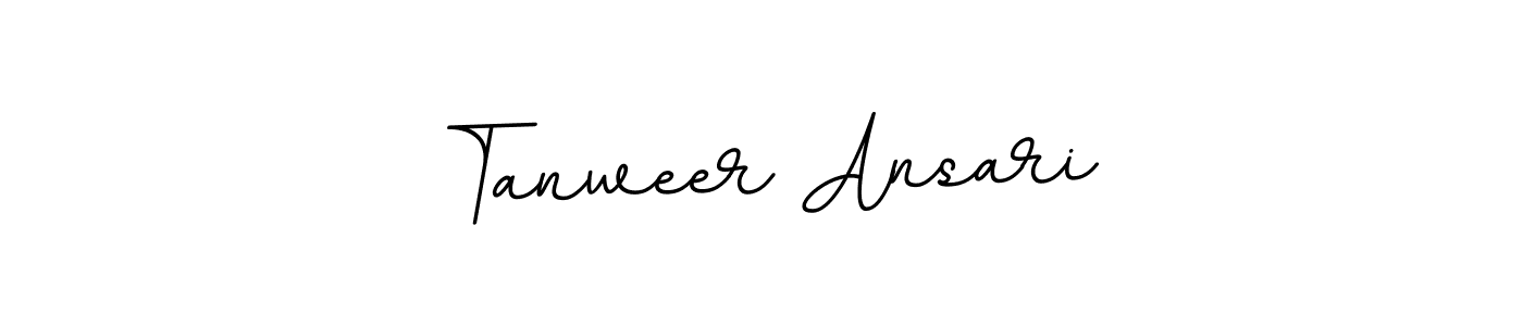 Create a beautiful signature design for name Tanweer Ansari. With this signature (BallpointsItalic-DORy9) fonts, you can make a handwritten signature for free. Tanweer Ansari signature style 11 images and pictures png