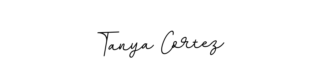 Design your own signature with our free online signature maker. With this signature software, you can create a handwritten (BallpointsItalic-DORy9) signature for name Tanya Cortez. Tanya Cortez signature style 11 images and pictures png