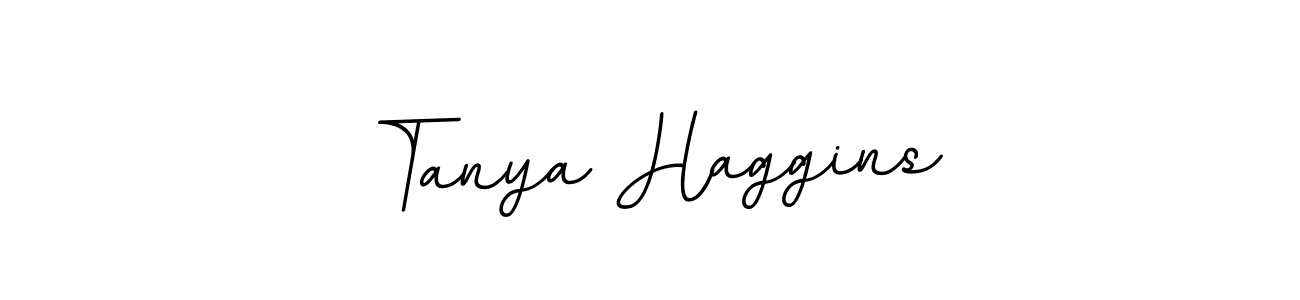 Use a signature maker to create a handwritten signature online. With this signature software, you can design (BallpointsItalic-DORy9) your own signature for name Tanya Haggins. Tanya Haggins signature style 11 images and pictures png