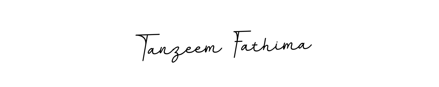 Use a signature maker to create a handwritten signature online. With this signature software, you can design (BallpointsItalic-DORy9) your own signature for name Tanzeem Fathima. Tanzeem Fathima signature style 11 images and pictures png