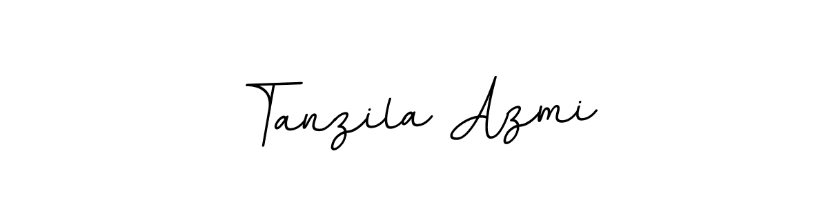 This is the best signature style for the Tanzila Azmi name. Also you like these signature font (BallpointsItalic-DORy9). Mix name signature. Tanzila Azmi signature style 11 images and pictures png