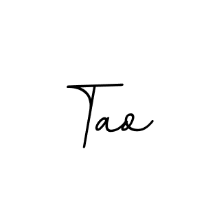 Create a beautiful signature design for name Tao. With this signature (BallpointsItalic-DORy9) fonts, you can make a handwritten signature for free. Tao signature style 11 images and pictures png