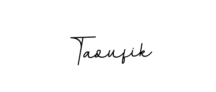 Create a beautiful signature design for name Taoufik. With this signature (BallpointsItalic-DORy9) fonts, you can make a handwritten signature for free. Taoufik signature style 11 images and pictures png