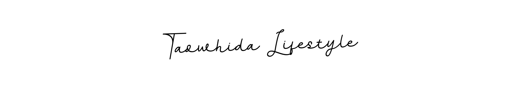 Create a beautiful signature design for name Taowhida Lifestyle. With this signature (BallpointsItalic-DORy9) fonts, you can make a handwritten signature for free. Taowhida Lifestyle signature style 11 images and pictures png