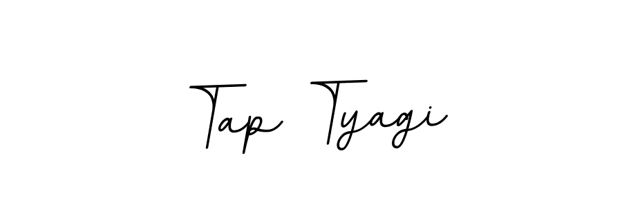 The best way (BallpointsItalic-DORy9) to make a short signature is to pick only two or three words in your name. The name Tap Tyagi include a total of six letters. For converting this name. Tap Tyagi signature style 11 images and pictures png