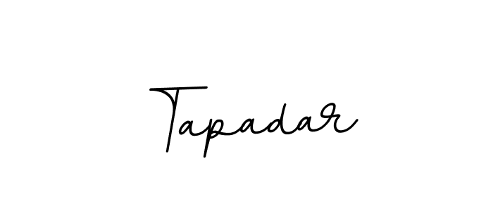 Use a signature maker to create a handwritten signature online. With this signature software, you can design (BallpointsItalic-DORy9) your own signature for name Tapadar. Tapadar signature style 11 images and pictures png