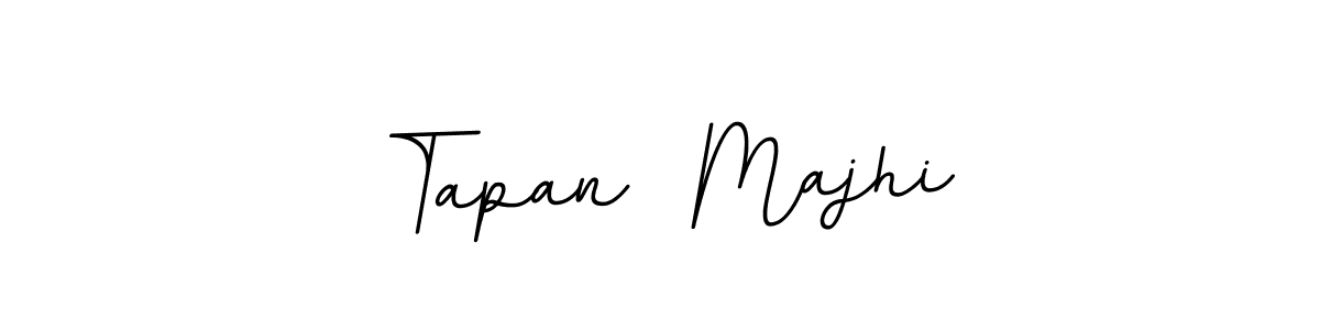 Use a signature maker to create a handwritten signature online. With this signature software, you can design (BallpointsItalic-DORy9) your own signature for name Tapan  Majhi. Tapan  Majhi signature style 11 images and pictures png