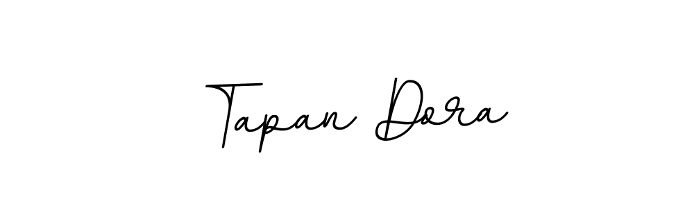 How to make Tapan Dora name signature. Use BallpointsItalic-DORy9 style for creating short signs online. This is the latest handwritten sign. Tapan Dora signature style 11 images and pictures png
