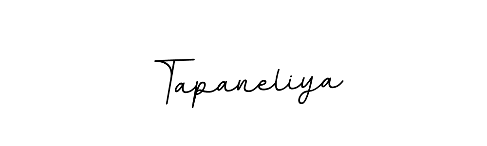 Design your own signature with our free online signature maker. With this signature software, you can create a handwritten (BallpointsItalic-DORy9) signature for name Tapaneliya. Tapaneliya signature style 11 images and pictures png