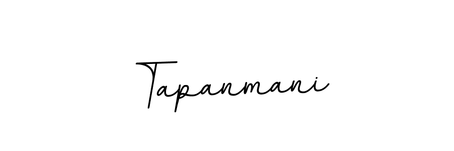 Make a beautiful signature design for name Tapanmani. With this signature (BallpointsItalic-DORy9) style, you can create a handwritten signature for free. Tapanmani signature style 11 images and pictures png