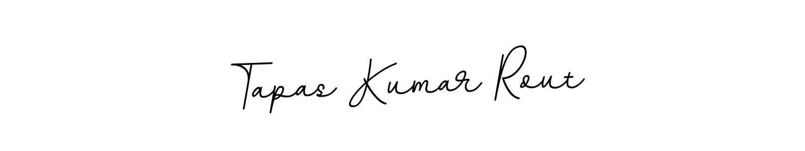 The best way (BallpointsItalic-DORy9) to make a short signature is to pick only two or three words in your name. The name Tapas Kumar Rout include a total of six letters. For converting this name. Tapas Kumar Rout signature style 11 images and pictures png