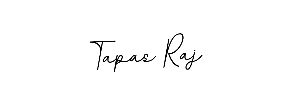 The best way (BallpointsItalic-DORy9) to make a short signature is to pick only two or three words in your name. The name Tapas Raj include a total of six letters. For converting this name. Tapas Raj signature style 11 images and pictures png