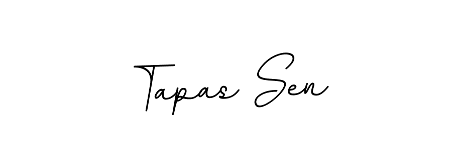 Use a signature maker to create a handwritten signature online. With this signature software, you can design (BallpointsItalic-DORy9) your own signature for name Tapas Sen. Tapas Sen signature style 11 images and pictures png