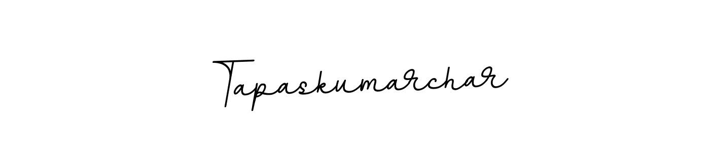 Use a signature maker to create a handwritten signature online. With this signature software, you can design (BallpointsItalic-DORy9) your own signature for name Tapaskumarchar. Tapaskumarchar signature style 11 images and pictures png