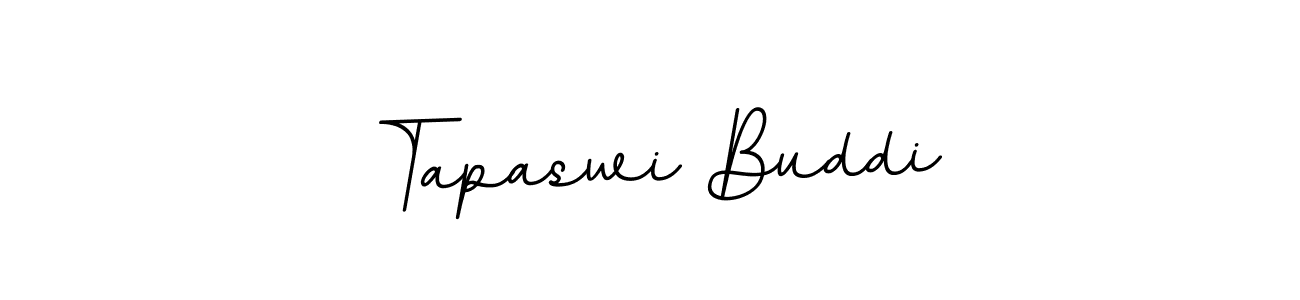 How to make Tapaswi Buddi name signature. Use BallpointsItalic-DORy9 style for creating short signs online. This is the latest handwritten sign. Tapaswi Buddi signature style 11 images and pictures png