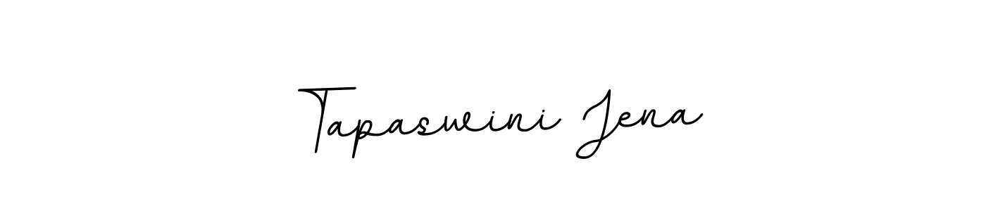 Use a signature maker to create a handwritten signature online. With this signature software, you can design (BallpointsItalic-DORy9) your own signature for name Tapaswini Jena. Tapaswini Jena signature style 11 images and pictures png
