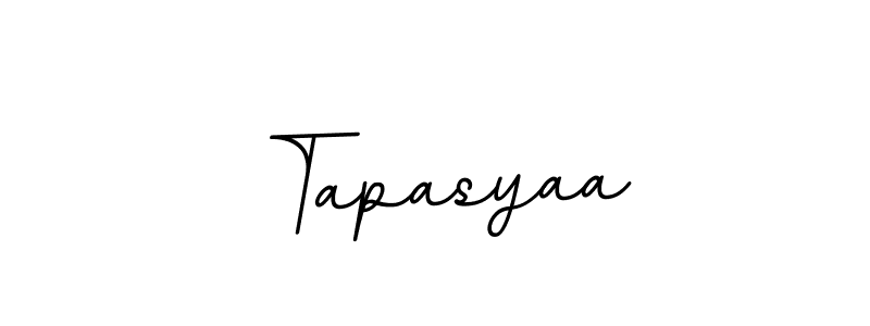 You should practise on your own different ways (BallpointsItalic-DORy9) to write your name (Tapasyaa) in signature. don't let someone else do it for you. Tapasyaa signature style 11 images and pictures png