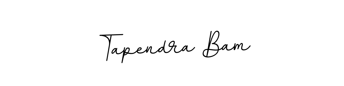 Design your own signature with our free online signature maker. With this signature software, you can create a handwritten (BallpointsItalic-DORy9) signature for name Tapendra Bam. Tapendra Bam signature style 11 images and pictures png