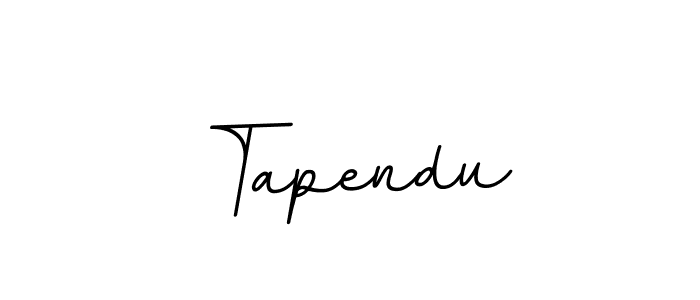 Make a beautiful signature design for name Tapendu. With this signature (BallpointsItalic-DORy9) style, you can create a handwritten signature for free. Tapendu signature style 11 images and pictures png