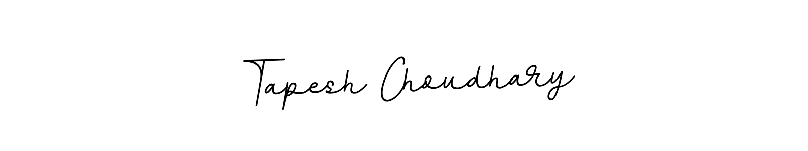 How to make Tapesh Choudhary name signature. Use BallpointsItalic-DORy9 style for creating short signs online. This is the latest handwritten sign. Tapesh Choudhary signature style 11 images and pictures png