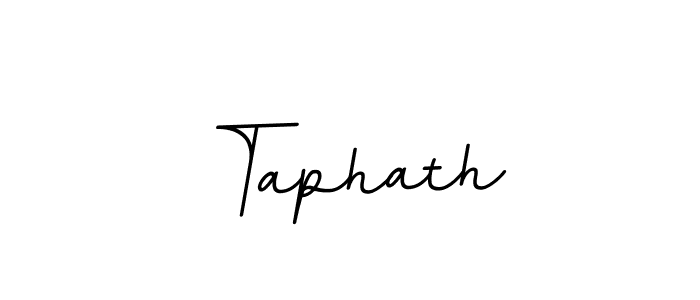 Design your own signature with our free online signature maker. With this signature software, you can create a handwritten (BallpointsItalic-DORy9) signature for name Taphath. Taphath signature style 11 images and pictures png