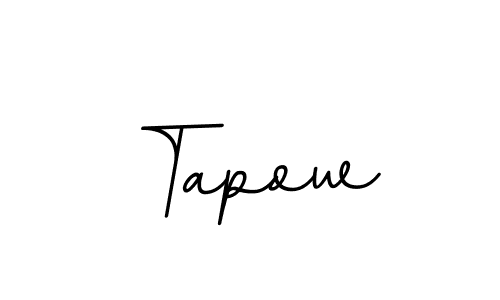 Make a beautiful signature design for name Tapow. Use this online signature maker to create a handwritten signature for free. Tapow signature style 11 images and pictures png