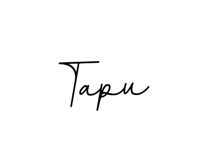 Design your own signature with our free online signature maker. With this signature software, you can create a handwritten (BallpointsItalic-DORy9) signature for name Tapu. Tapu signature style 11 images and pictures png