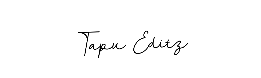 Make a beautiful signature design for name Tapu Editz. With this signature (BallpointsItalic-DORy9) style, you can create a handwritten signature for free. Tapu Editz signature style 11 images and pictures png