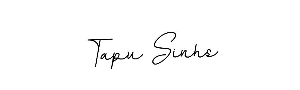 Create a beautiful signature design for name Tapu Sinhs. With this signature (BallpointsItalic-DORy9) fonts, you can make a handwritten signature for free. Tapu Sinhs signature style 11 images and pictures png