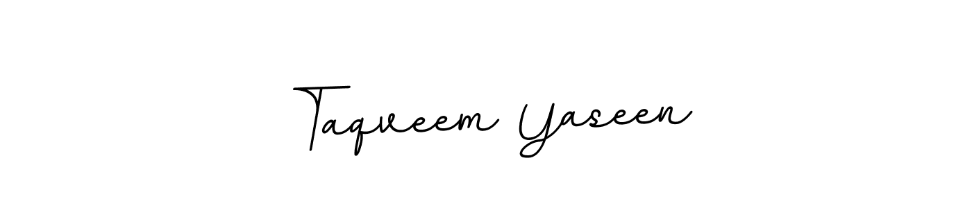 This is the best signature style for the Taqveem Yaseen name. Also you like these signature font (BallpointsItalic-DORy9). Mix name signature. Taqveem Yaseen signature style 11 images and pictures png