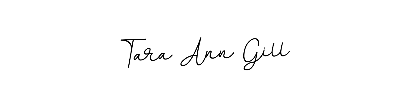Design your own signature with our free online signature maker. With this signature software, you can create a handwritten (BallpointsItalic-DORy9) signature for name Tara Ann Gill. Tara Ann Gill signature style 11 images and pictures png