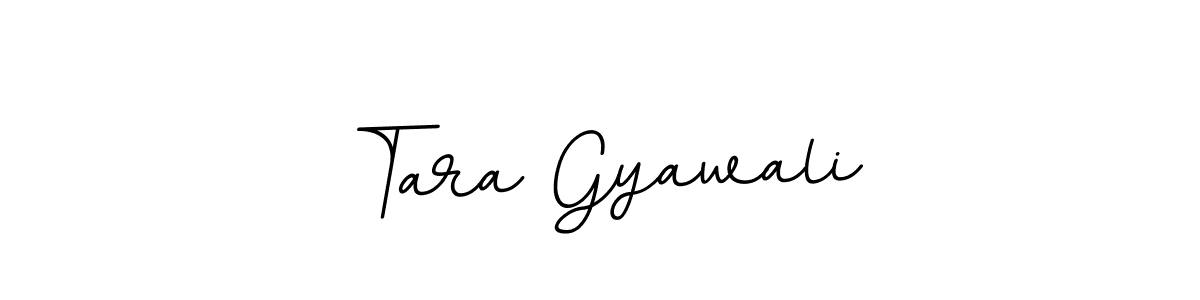 Make a beautiful signature design for name Tara Gyawali. With this signature (BallpointsItalic-DORy9) style, you can create a handwritten signature for free. Tara Gyawali signature style 11 images and pictures png