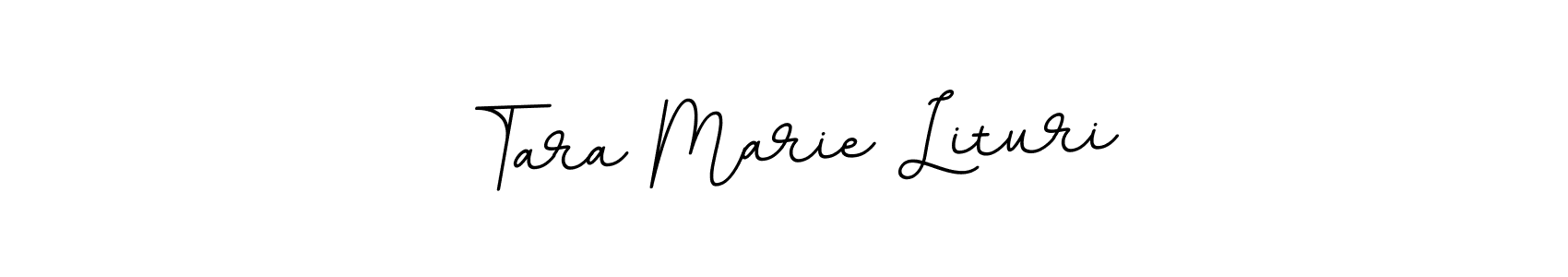 Make a beautiful signature design for name Tara Marie Lituri. With this signature (BallpointsItalic-DORy9) style, you can create a handwritten signature for free. Tara Marie Lituri signature style 11 images and pictures png