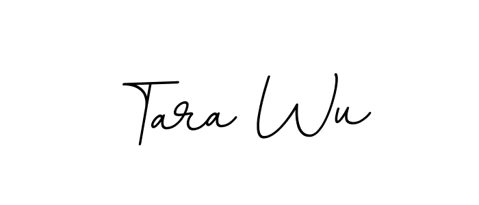 You should practise on your own different ways (BallpointsItalic-DORy9) to write your name (Tara Wu) in signature. don't let someone else do it for you. Tara Wu signature style 11 images and pictures png