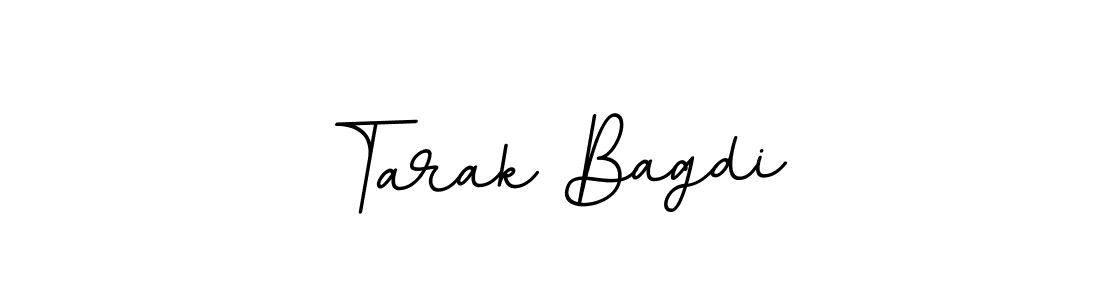 Make a beautiful signature design for name Tarak Bagdi. With this signature (BallpointsItalic-DORy9) style, you can create a handwritten signature for free. Tarak Bagdi signature style 11 images and pictures png