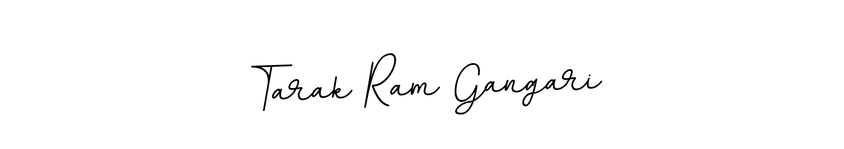 Use a signature maker to create a handwritten signature online. With this signature software, you can design (BallpointsItalic-DORy9) your own signature for name Tarak Ram Gangari. Tarak Ram Gangari signature style 11 images and pictures png