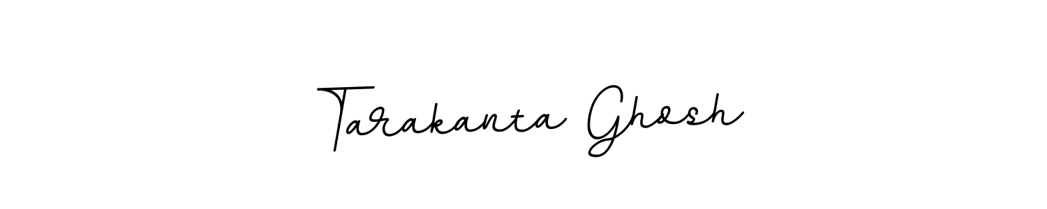 The best way (BallpointsItalic-DORy9) to make a short signature is to pick only two or three words in your name. The name Tarakanta Ghosh include a total of six letters. For converting this name. Tarakanta Ghosh signature style 11 images and pictures png