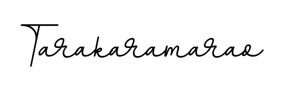 Create your official email sign-off with Tarakaramarao name in BallpointsItalic-DORy9 style. Crisp, clean, and perfectly legible across all screens. Tarakaramarao signature style 11 images and pictures png