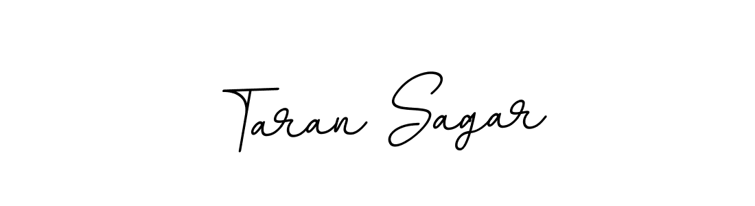 The best way (BallpointsItalic-DORy9) to make a short signature is to pick only two or three words in your name. The name Taran Sagar include a total of six letters. For converting this name. Taran Sagar signature style 11 images and pictures png