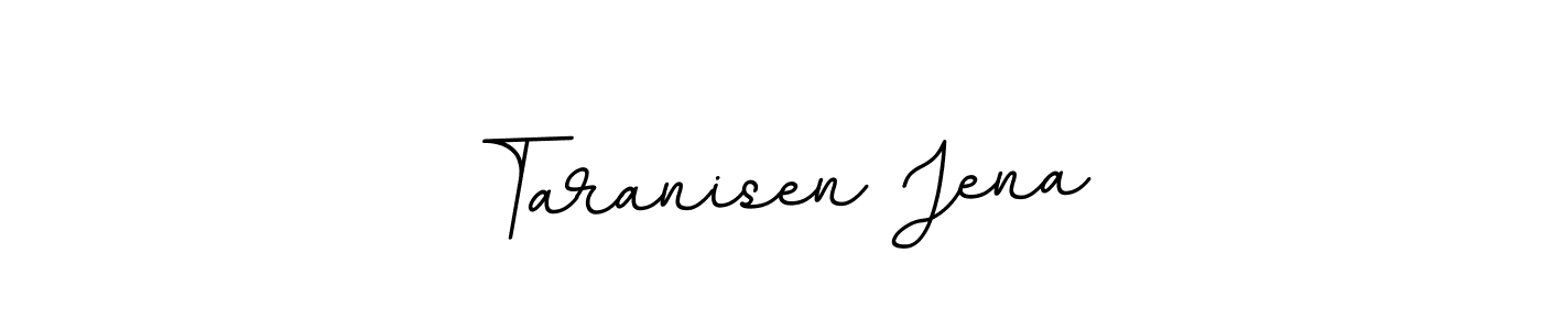 Taranisen Jena stylish signature style. Best Handwritten Sign (BallpointsItalic-DORy9) for my name. Handwritten Signature Collection Ideas for my name Taranisen Jena. Taranisen Jena signature style 11 images and pictures png