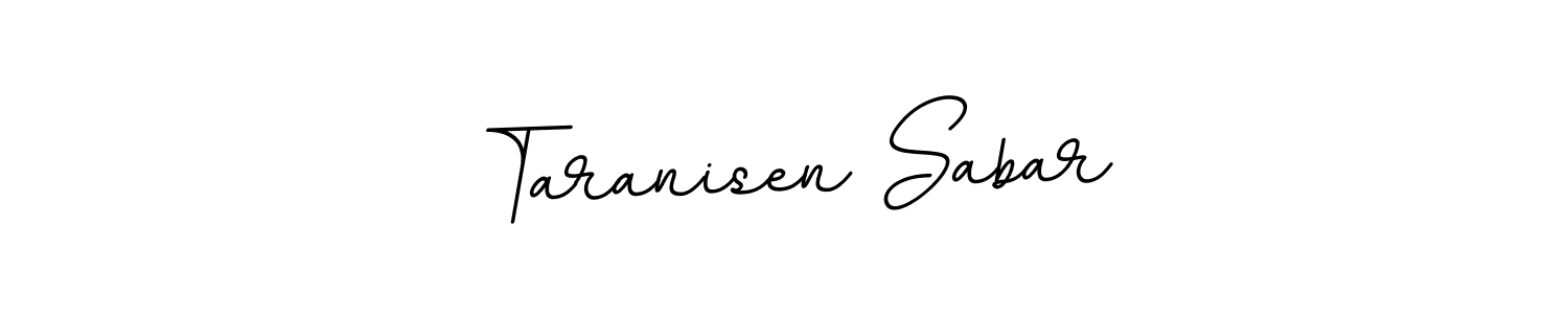 Use a signature maker to create a handwritten signature online. With this signature software, you can design (BallpointsItalic-DORy9) your own signature for name Taranisen Sabar. Taranisen Sabar signature style 11 images and pictures png